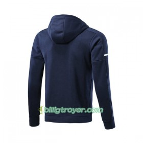 FC Bayern München Trenings Hettejakke 2017-18 Blå